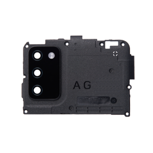 Back Camera Lens with Cover Bezel Ring Compatible for Samsung Galaxy A02S (A025 / 2020)